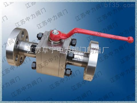 q41n 鍛鋼浮動球閥 江蘇阜寧中力閥門制造廠